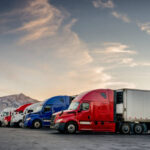 Fleet of trucks